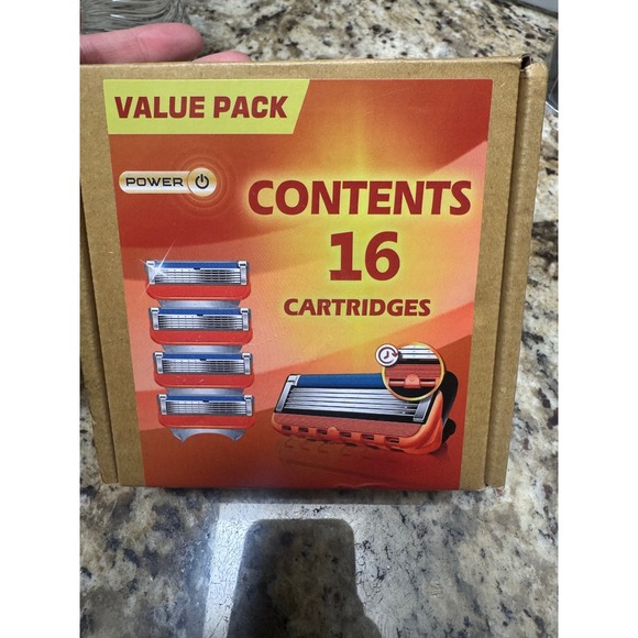Other - 16-Pack 5-Blade Razor Replacement Cartridges